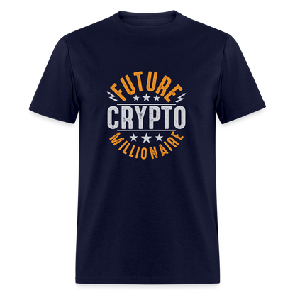 Future Crypto Millionaire T-Shirt - navy