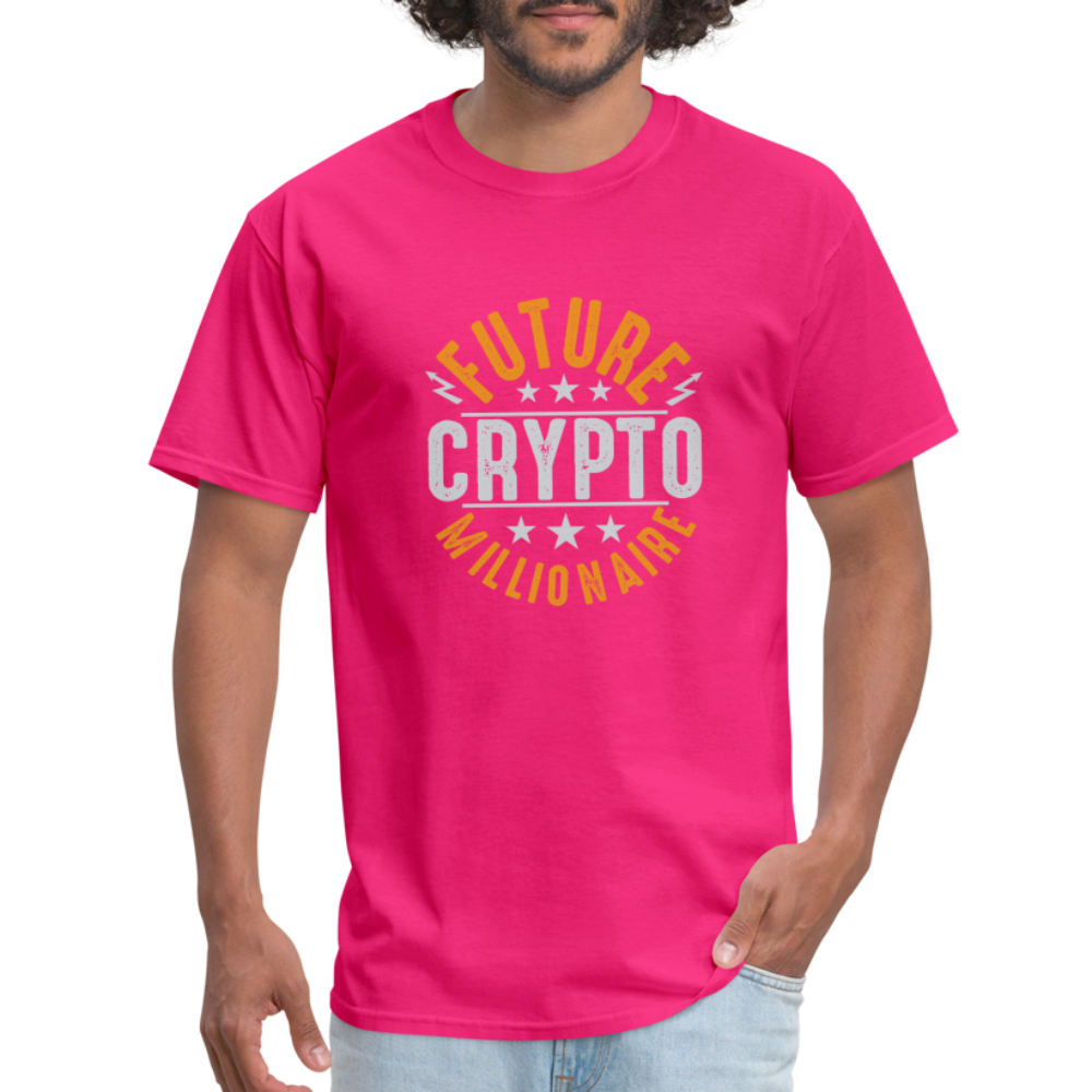 Future Crypto Millionaire T-Shirt - fuchsia