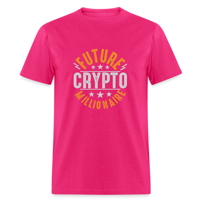 Future Crypto Millionaire T-Shirt - fuchsia