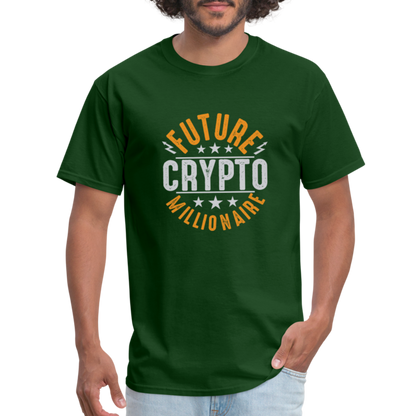Future Crypto Millionaire T-Shirt - forest green