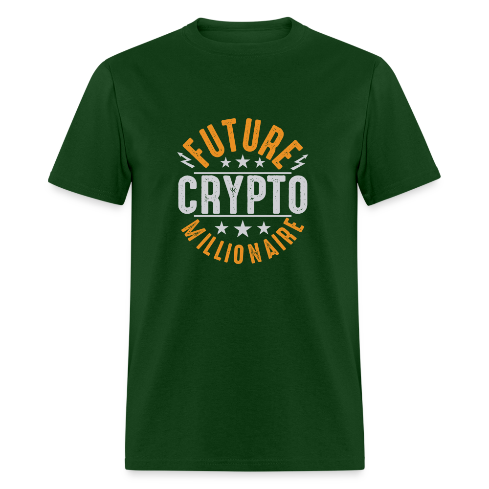 Future Crypto Millionaire T-Shirt - forest green