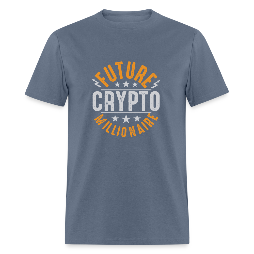 Future Crypto Millionaire T-Shirt - denim