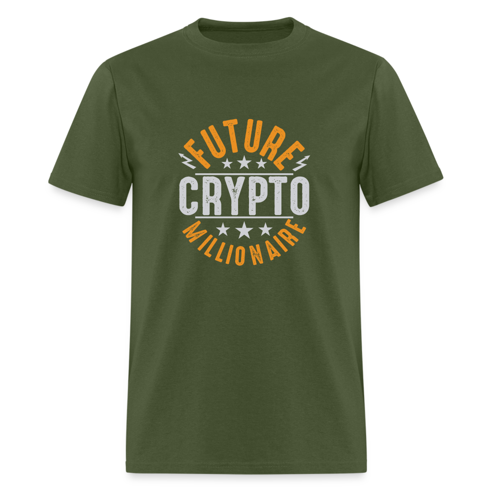 Future Crypto Millionaire T-Shirt - military green