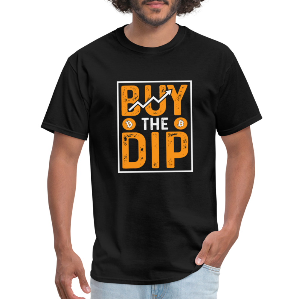 Buy The Dip T-Shirt (Crypto - Bitcoin) - black