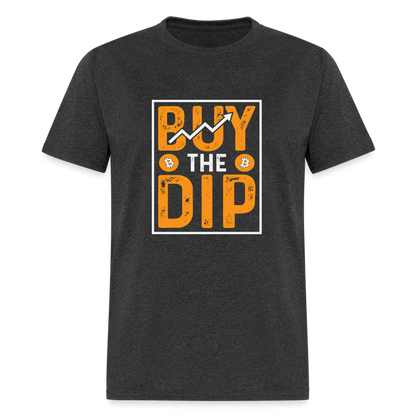 Buy The Dip T-Shirt (Crypto - Bitcoin) - heather black