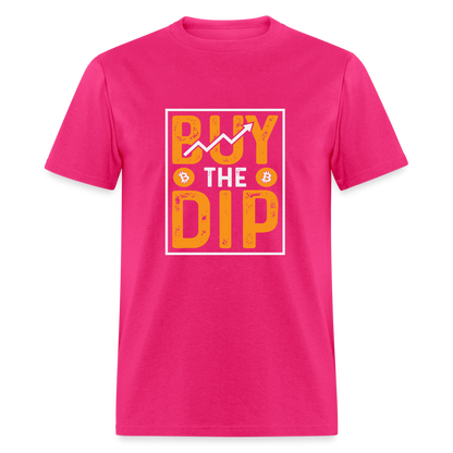 Buy The Dip T-Shirt (Crypto - Bitcoin) - fuchsia
