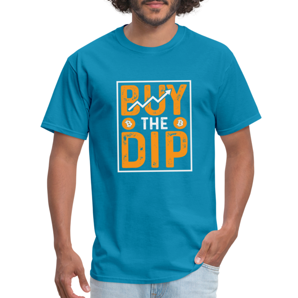 Buy The Dip T-Shirt (Crypto - Bitcoin) - turquoise