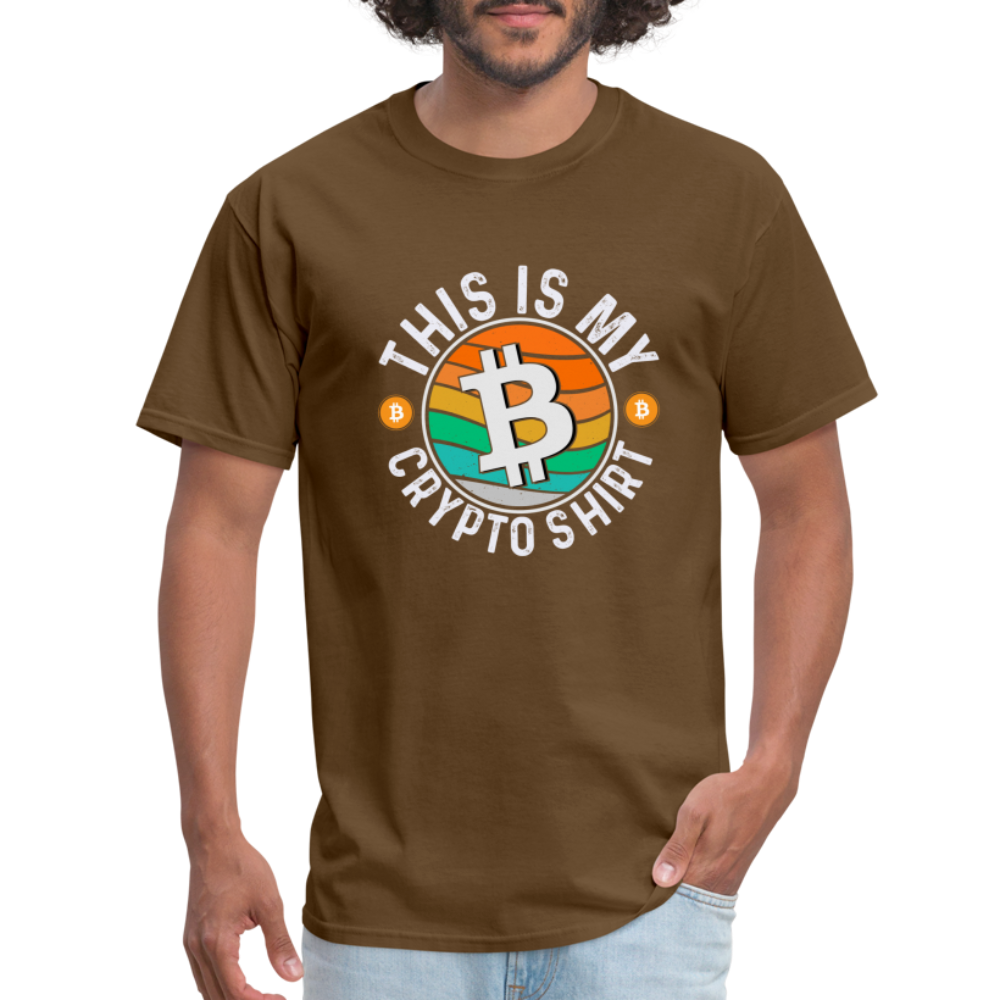 This is My Crypto Shirt T-Shirt - brown