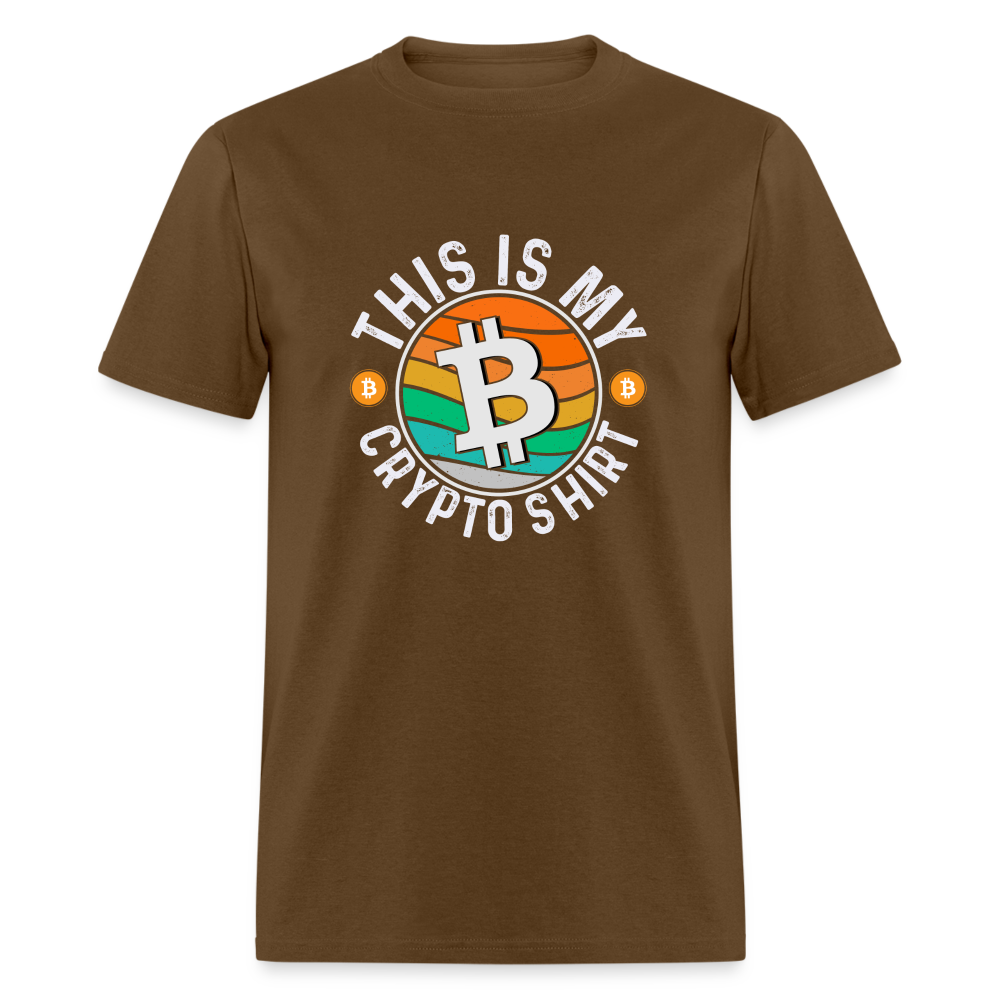 This is My Crypto Shirt T-Shirt - brown