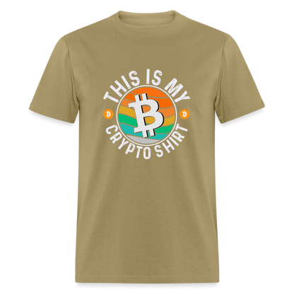 This is My Crypto Shirt T-Shirt - khaki