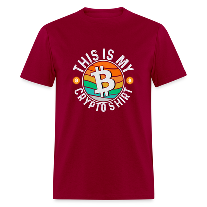 This is My Crypto Shirt T-Shirt - dark red