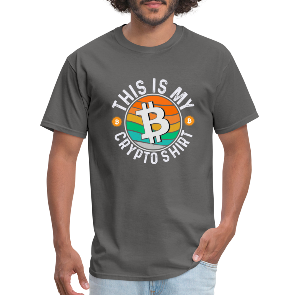 This is My Crypto Shirt T-Shirt - charcoal