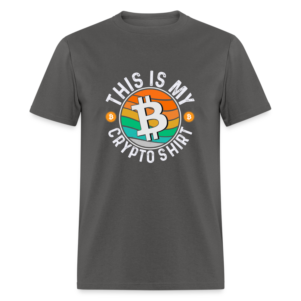 This is My Crypto Shirt T-Shirt - charcoal