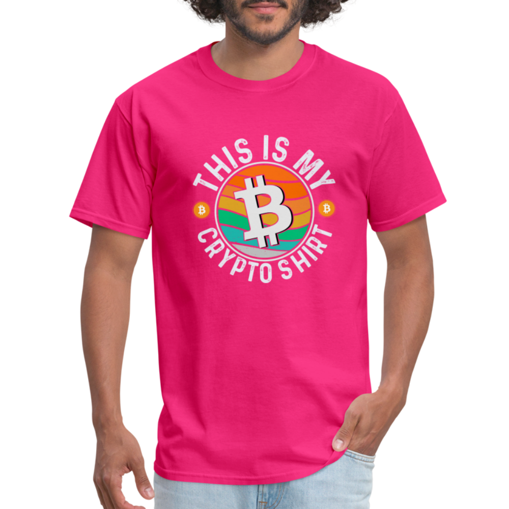This is My Crypto Shirt T-Shirt - fuchsia