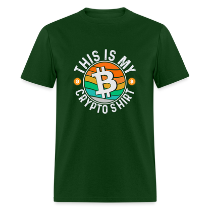 This is My Crypto Shirt T-Shirt - forest green