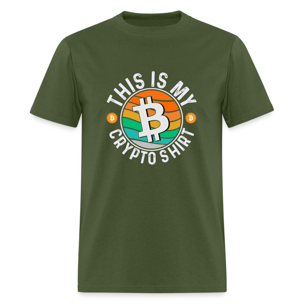 This is My Crypto Shirt T-Shirt - military green