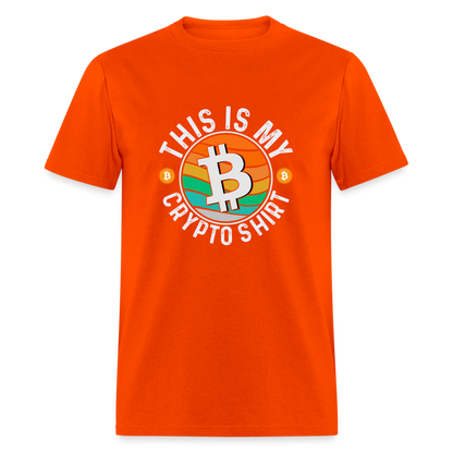This is My Crypto Shirt T-Shirt - orange