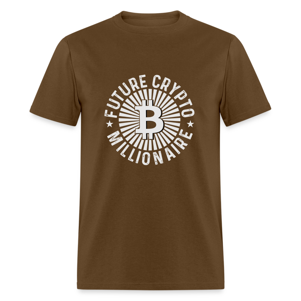 Future Crypto Millionaire T-Shirt - brown