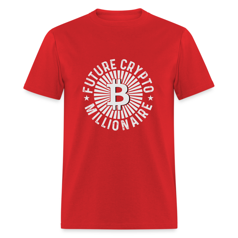 Future Crypto Millionaire T-Shirt - red