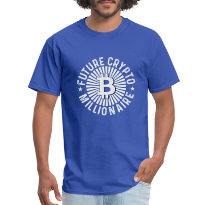 Future Crypto Millionaire T-Shirt - royal blue