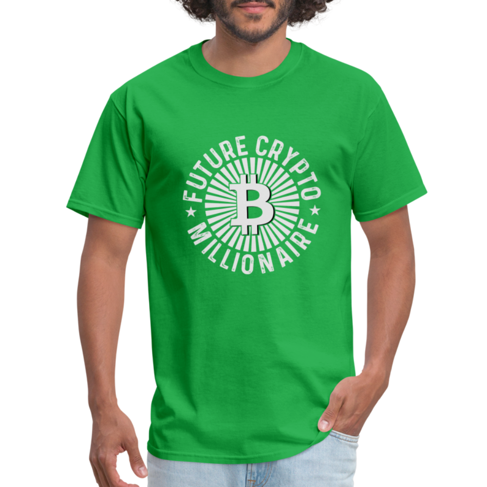 Future Crypto Millionaire T-Shirt - bright green
