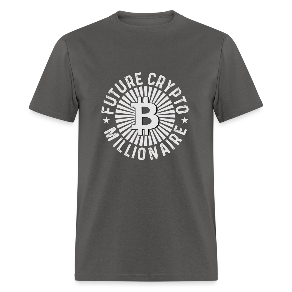 Future Crypto Millionaire T-Shirt - charcoal