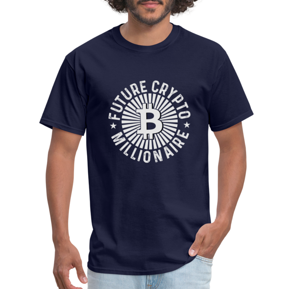 Future Crypto Millionaire T-Shirt - navy