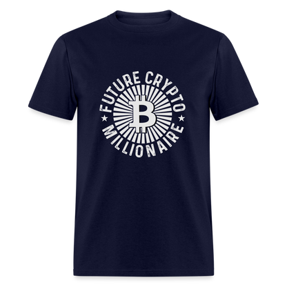 Future Crypto Millionaire T-Shirt - navy