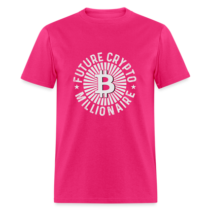 Future Crypto Millionaire T-Shirt - fuchsia