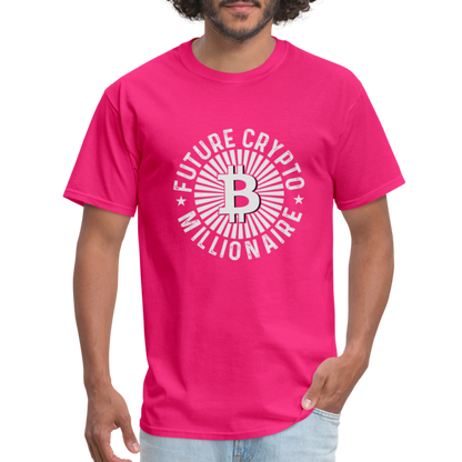Future Crypto Millionaire T-Shirt - fuchsia