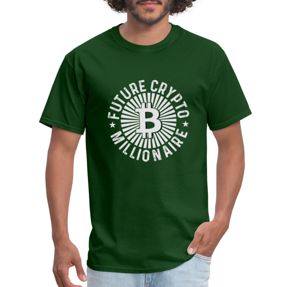Future Crypto Millionaire T-Shirt - forest green
