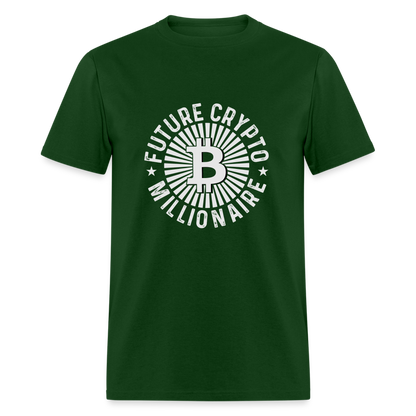 Future Crypto Millionaire T-Shirt - forest green