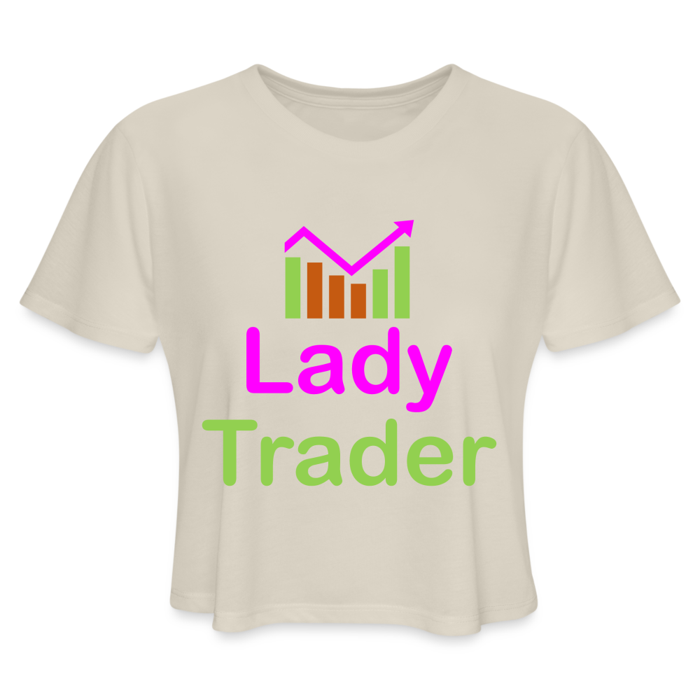 Lady Trader Women's Cropped T-Shirt - dust