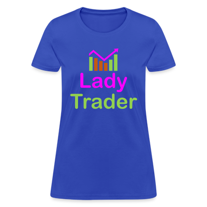 Lady Trader T-Shirt - royal blue