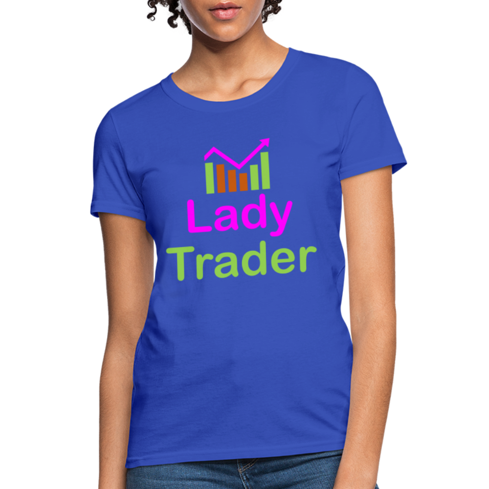 Lady Trader T-Shirt - royal blue