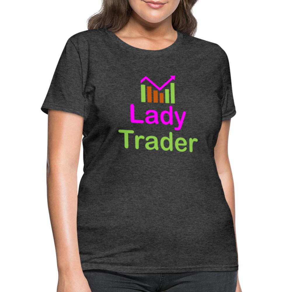 Lady Trader T-Shirt - heather black