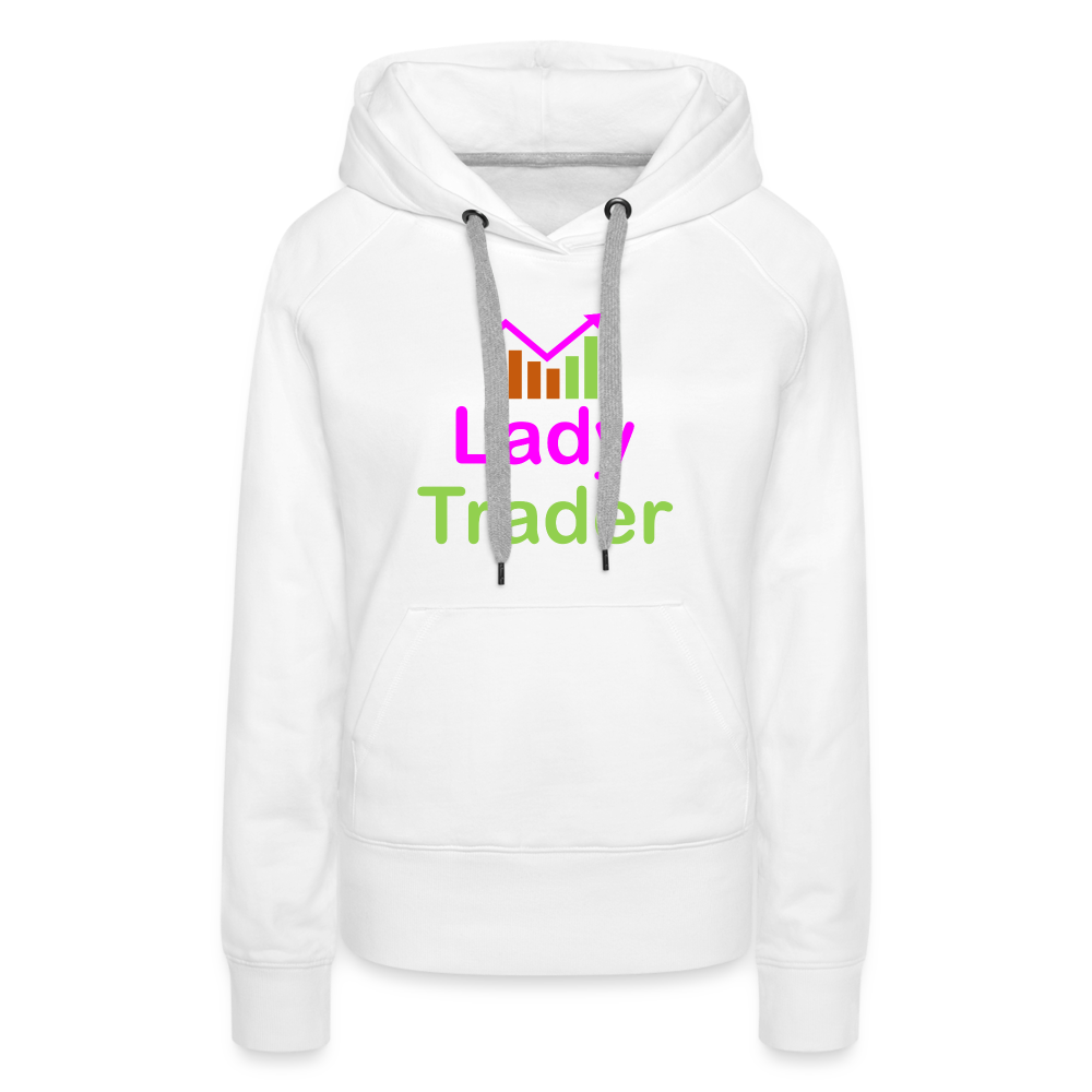 Lady Trader Women’s Premium Hoodie - white