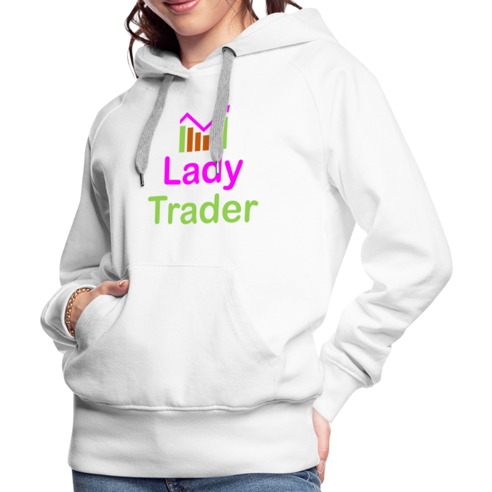 Lady Trader Women’s Premium Hoodie - white