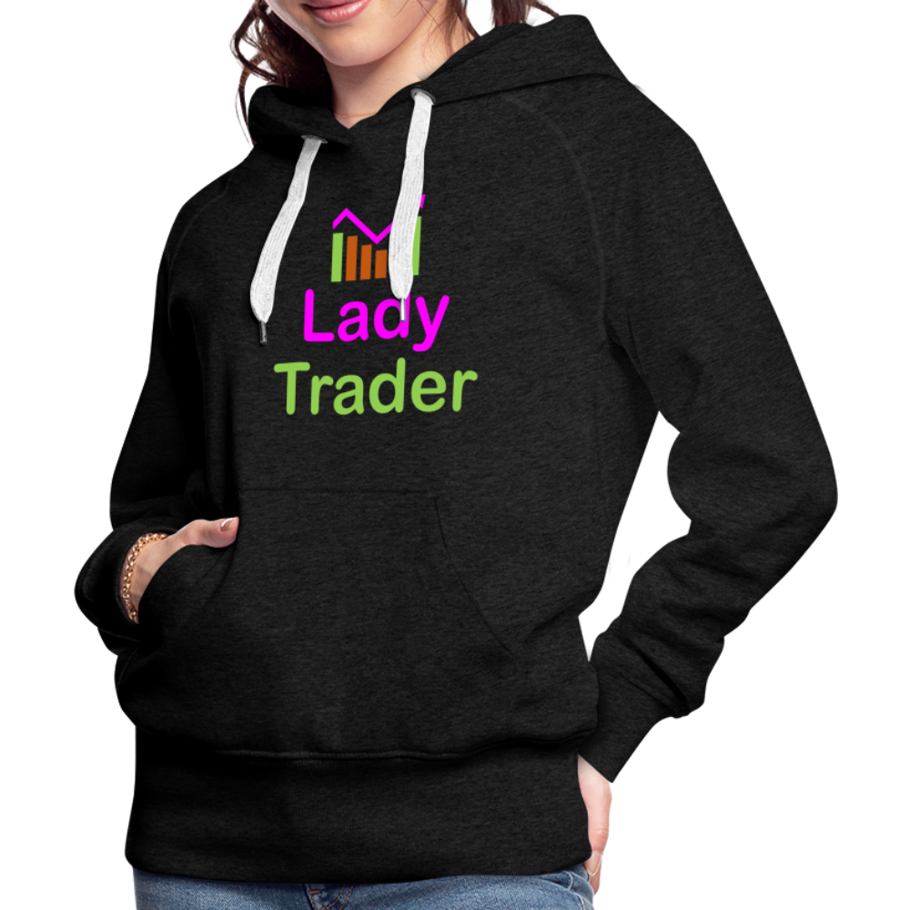 Lady Trader Women’s Premium Hoodie - charcoal grey