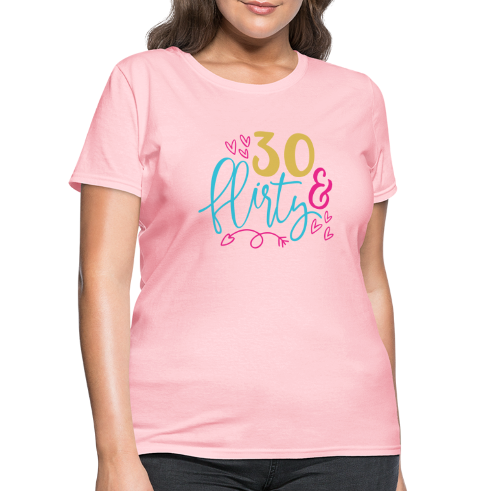 30 & Flirty Women's T-Shirt - pink