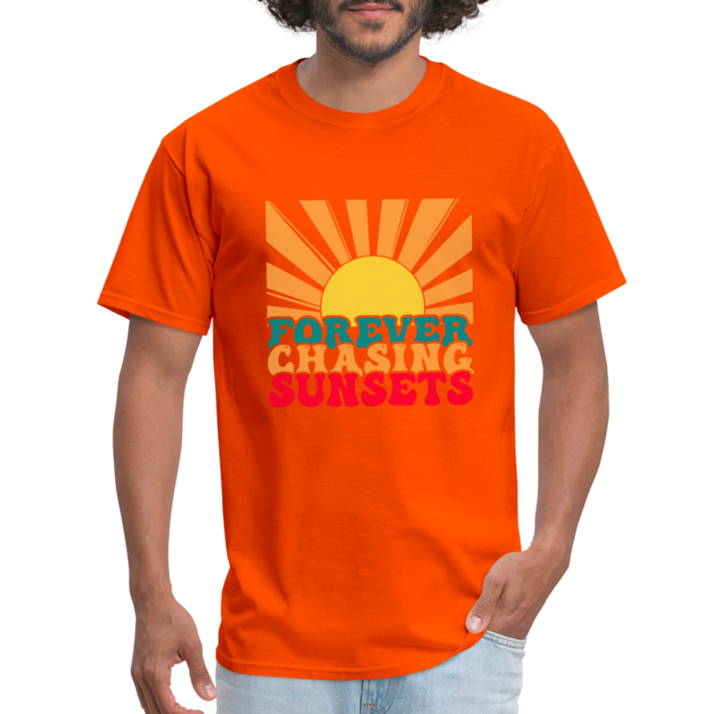 Forever Chasing Sunsets T-Shirt - orange