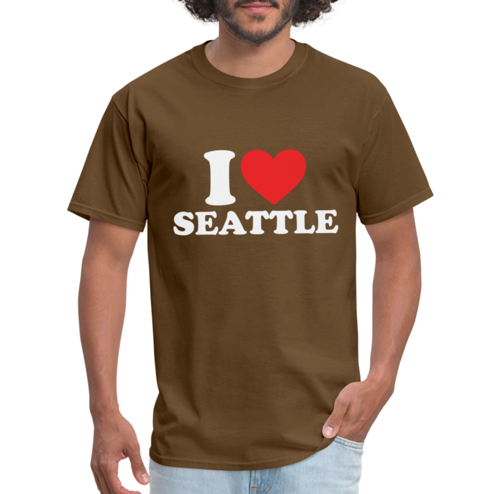 I Heart Seattle T-Shirt - brown