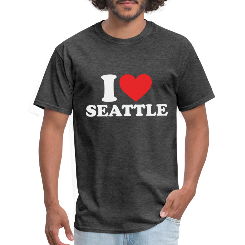I Heart Seattle T-Shirt - heather black