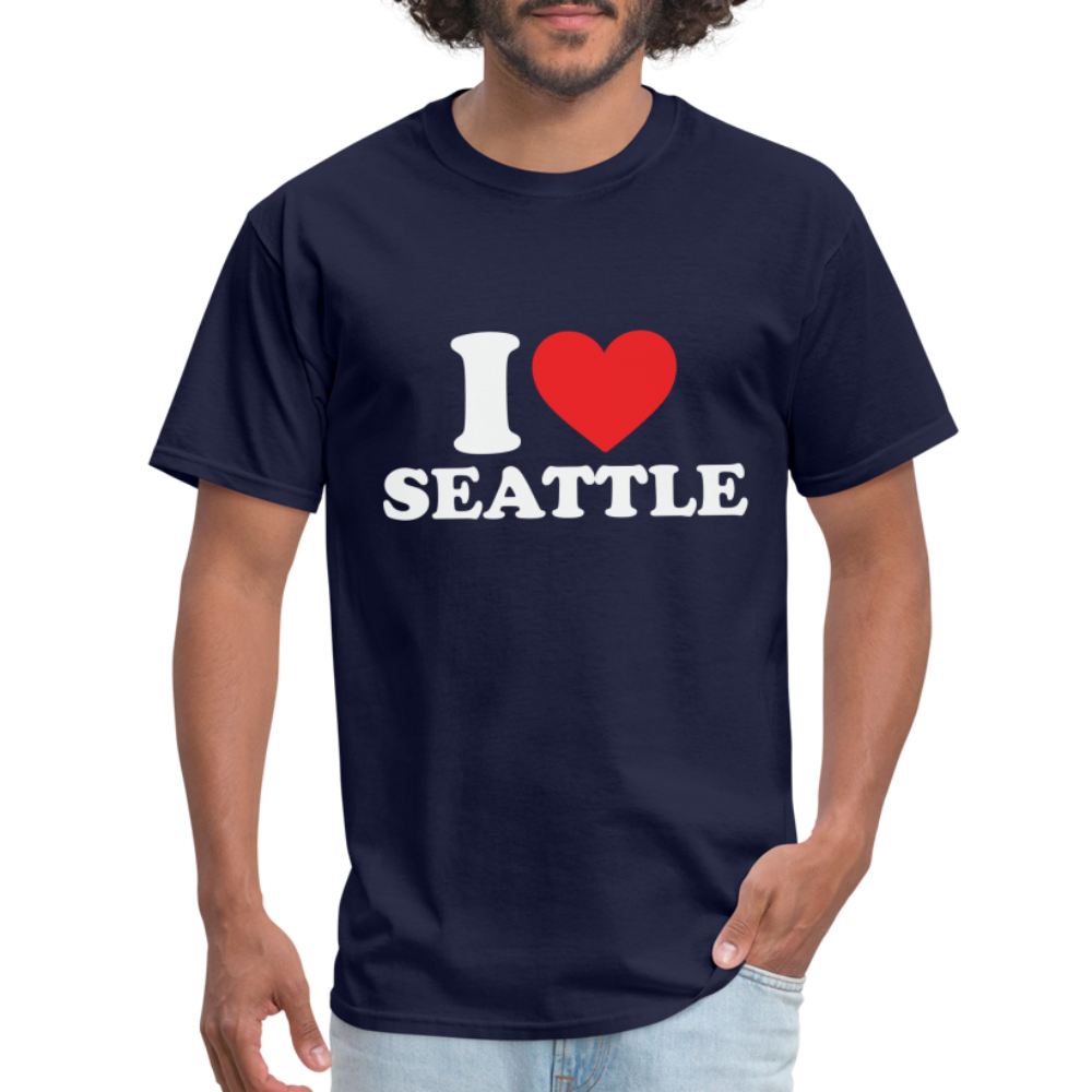 I Heart Seattle T-Shirt - navy