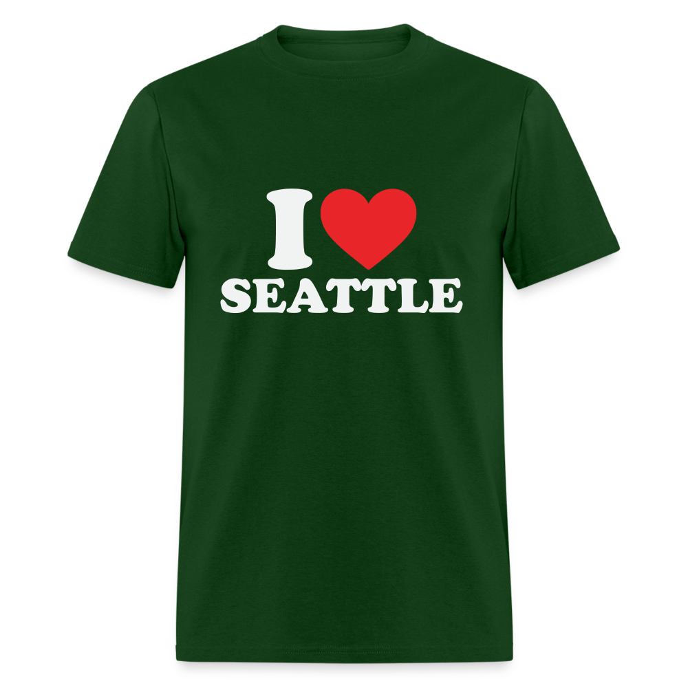 I Heart Seattle T-Shirt - forest green