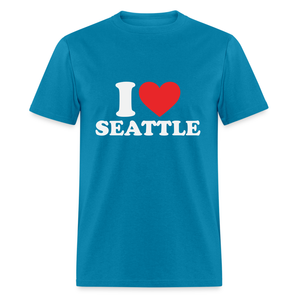I Heart Seattle T-Shirt - turquoise