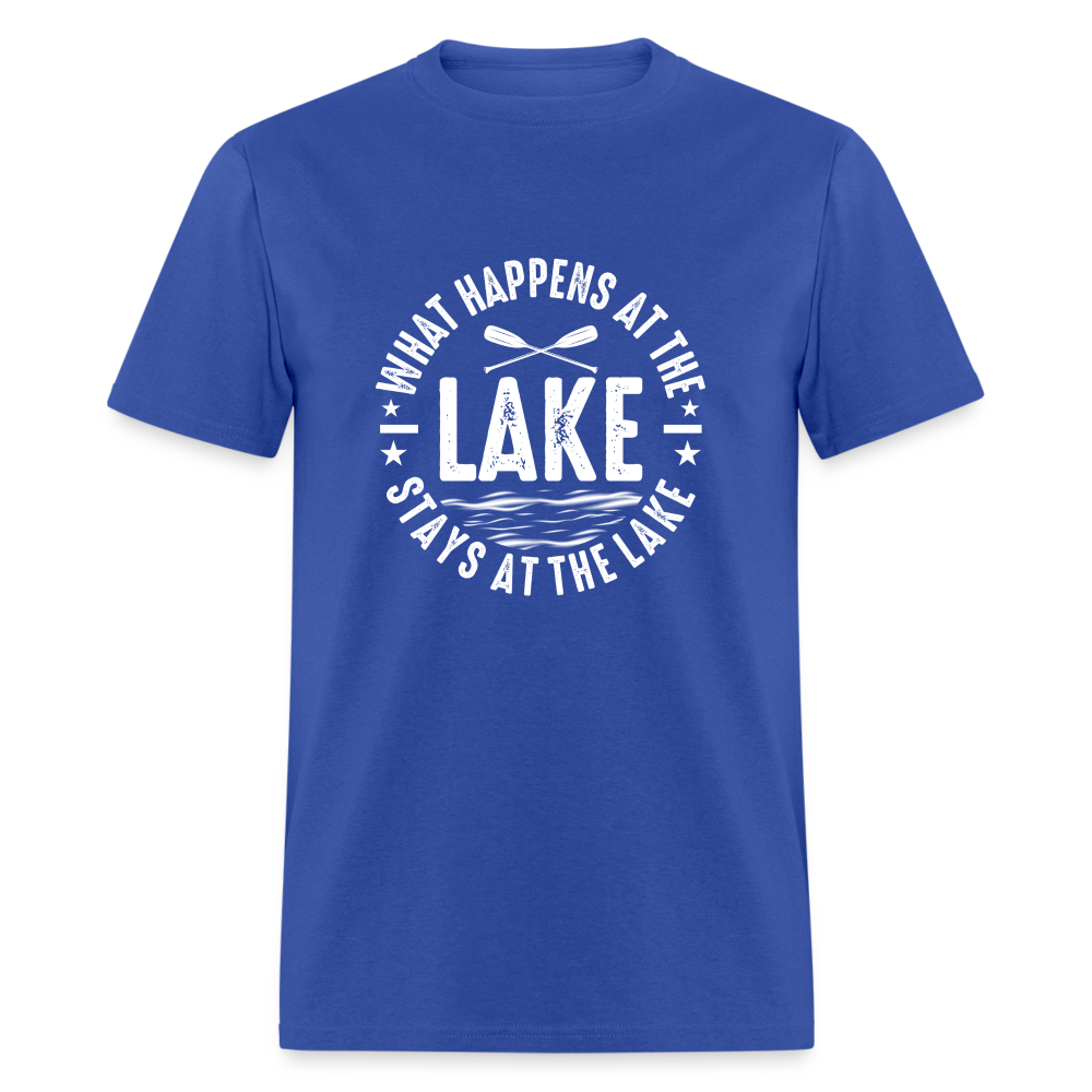 What Happens At The Lake, Stays At The Lake T-Shirt - royal blue