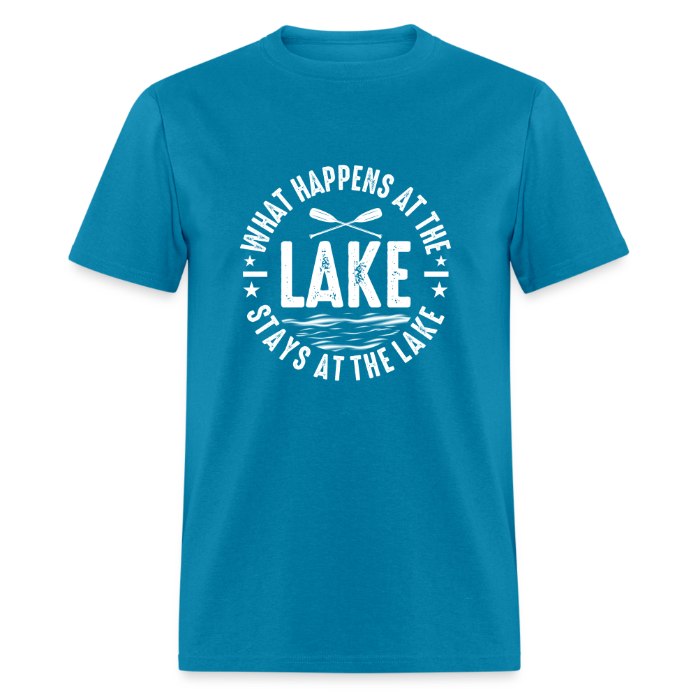 What Happens At The Lake, Stays At The Lake T-Shirt - turquoise