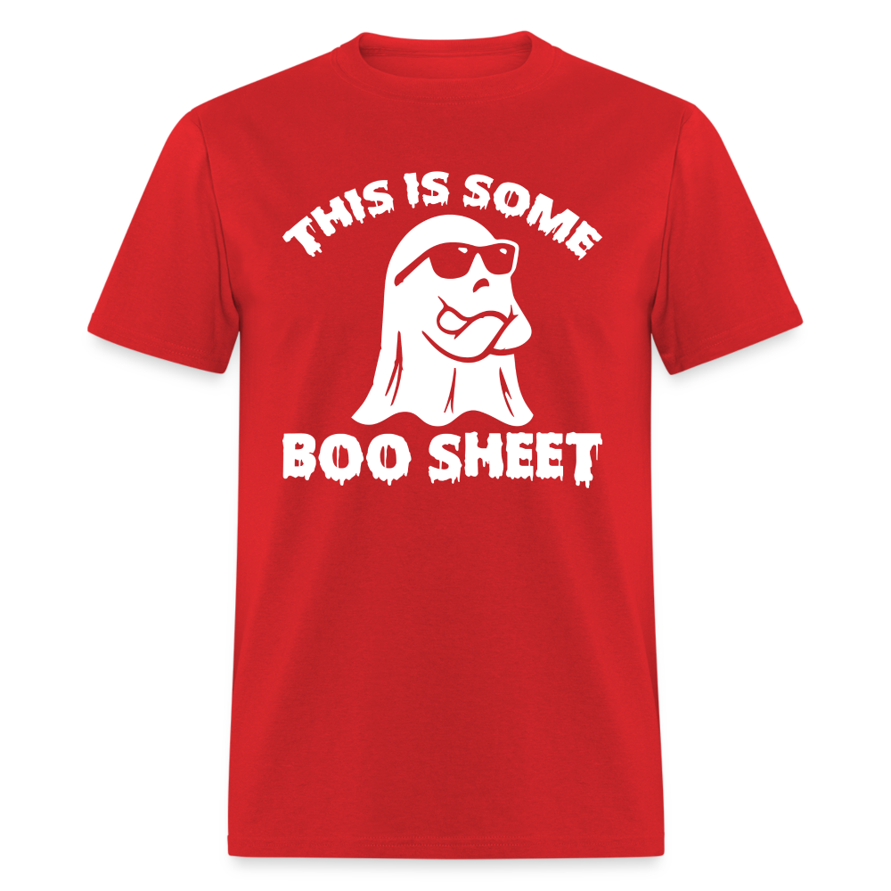 This is Some Boo Sheet T-Shirt - red