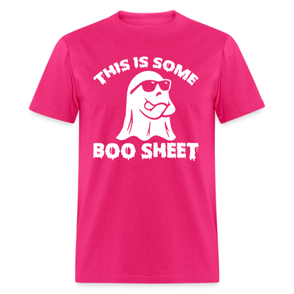 This is Some Boo Sheet T-Shirt - fuchsia
